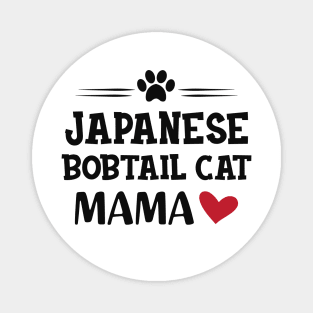 Japanese bobtail cat mama Magnet